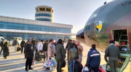 Pesawat Hercules C-130 TNI AU. (Dok. Biro Humas Setjen Kemhan)