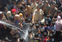 Menteri Pertahanan Prabowo Subianto mengapresiasi kerja Satgas Air bentukan Unhan RI yang berhasil menghadirkan puluhan titik sumber air. (Facbook.com/@Prabowo Subianto )
