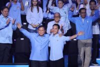 Acara Konsolidasi Pemenangan Prabowo-Gibran kepada para seluruh kader dan relawan yang hadir di Sentul International Convention Center, Bogor, Jawa Barat. (Dok. Tim Media Prabowo-Gibran)

