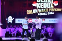 Acara Debat Calon Wakil Presiden yang digelar oleh KPU RI di JCC Senayan, Jakarta. (Dok. Tim Media Prabowo-Gibran)
