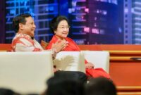 Ketua Umum Partai Gerindra, Prabowo SUbianto Bersama Ketua Umum Partai PDI Perjuangan, Megawati Setiawati. (Instagram.com/@prabowo)
