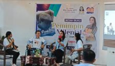 Serena Cosgrova Francis, meluncurkan buku yang berjudul Prabowo Pemimpin di Atas Garis. (Dok. Istimewa)