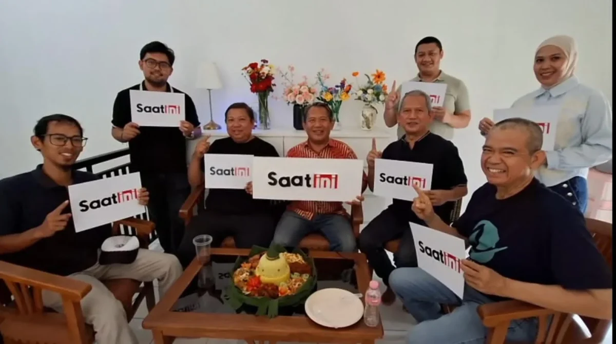 Dengan 29 portal media yang telah bergabung, Saatini.com menargetkan 100 media jaringan hingga akhir 2026 melalui model kemitraan publikasi digital bagi UMKM, individu, pelaku bisnis, dan tokoh publik, demikian kata CEO Saatini.com Eko Suprihatmoko dalam peluncuran awal jaringan media digital Saatini.com di Bogor, Jawa Barat, Sabtu (10/10/2026). (Dok. Saatini.com)